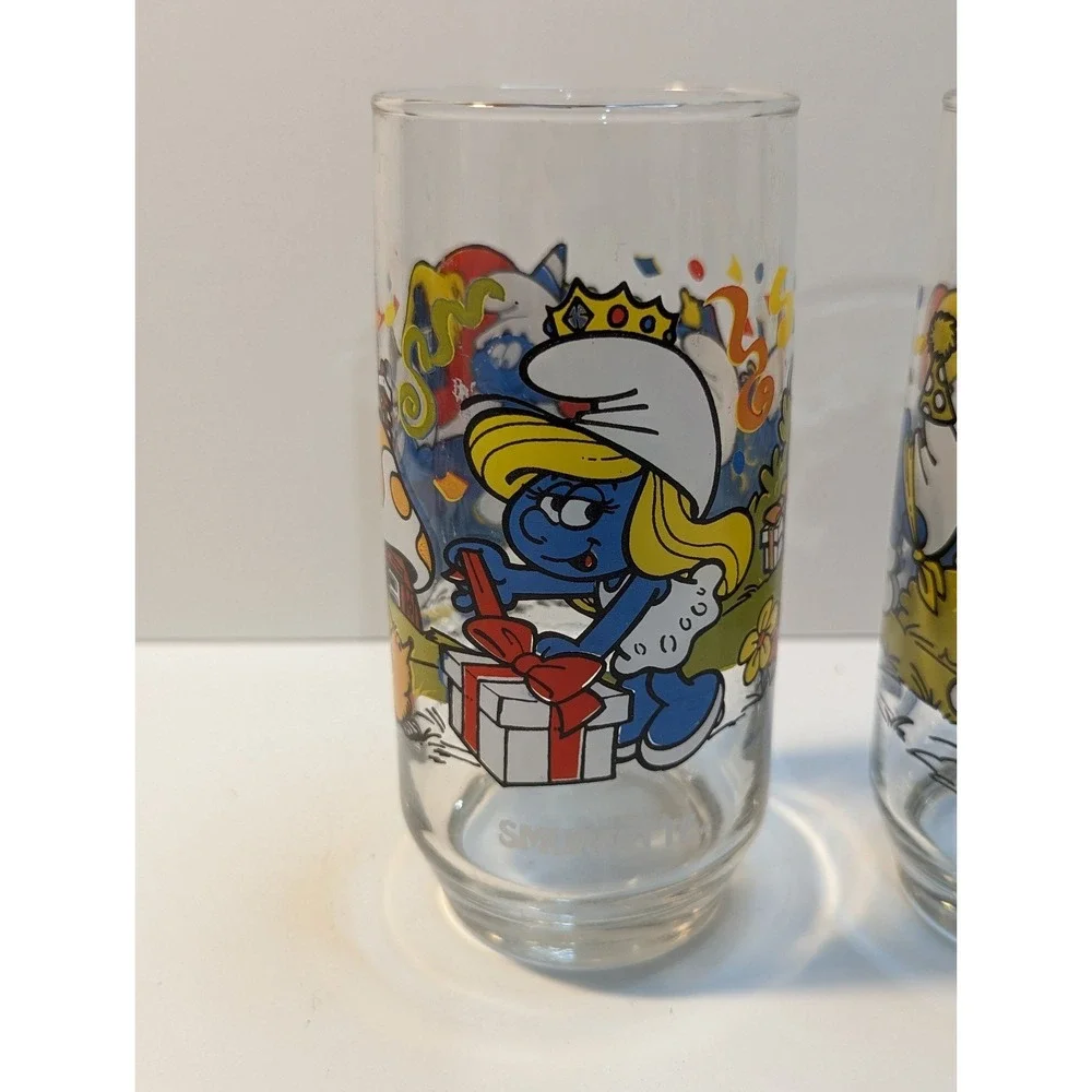 Smurf glasses vintage‎
